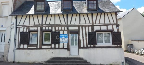 En vente cette maison en colombages au Houlme