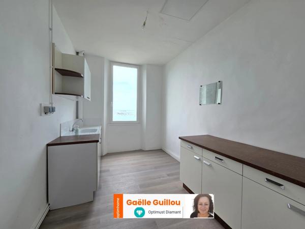 St pol de Léon - Appartement 4 pièces - 58m²- Vue mer - Place de parking + cave