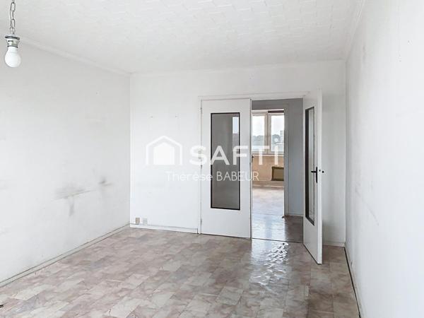 Appartement T3 à rénover / cave / Parking - Marcq en Baroeul - Secteur Pont des Arts