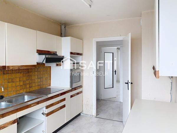 Appartement T3 à rénover / cave / Parking - Marcq en Baroeul - Secteur Pont des Arts