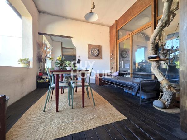 RARE - Hyper Centre Bel appartement style Loft avec beaucoup de cachet de 186 m² habitables avec terrasse et tropézienne