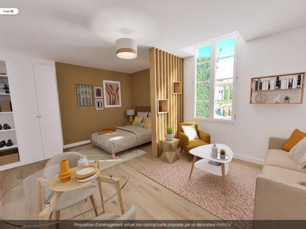 Appartement à vendre |  Bordeaux |  1 pièce | 27 m²