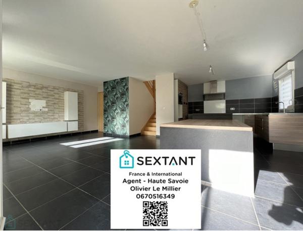 Appartement T4 en duplex avec rez de jardin