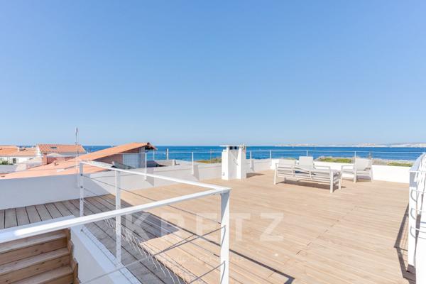 Maison d'architecte en front de mer avec rooftop et vues à 360