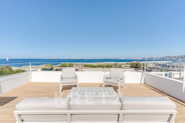 Maison d'architecte en front de mer avec rooftop et vues à 360