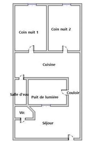 Appartement 3 pièces - 37 m²