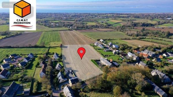 Terrain à Batir à vendre à Tourville-sur-Sienne dans la Manche (50200), ref : 6269