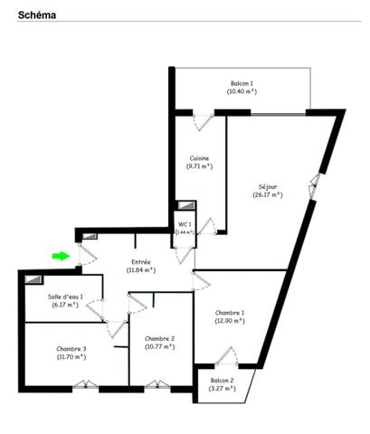 Appartement à GREZIEU-LA-VARENNE, 69290 - 4 pièces 91m²