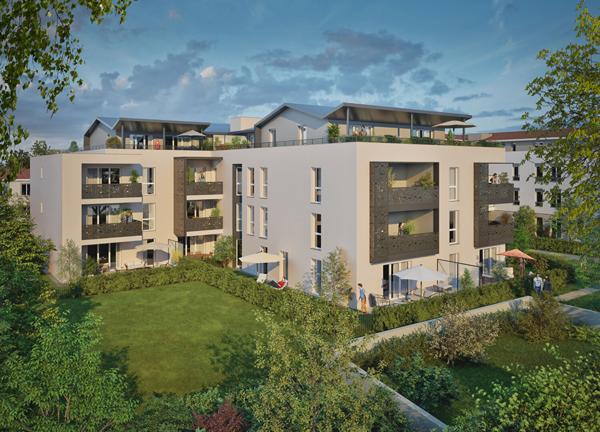 ST LAURENT DE MURE proche CENTRE Avenue Jean Moulin - Appartement 3 pièces Attique NEUF  - RT2012