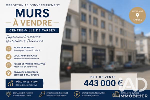 Immeuble à vendre 542 m² Tarbes