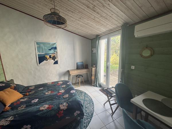 Charmante maison de plain-pied proche de la mer .