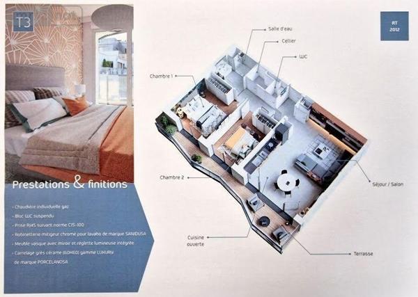 Appartement à vendre à Le Mans dans la Sarthe (72000), ref : 72006-572