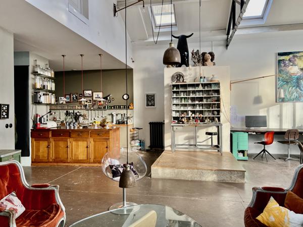 Montreuil (93100) Maison avec splendide duplex lumineux et grand atelier