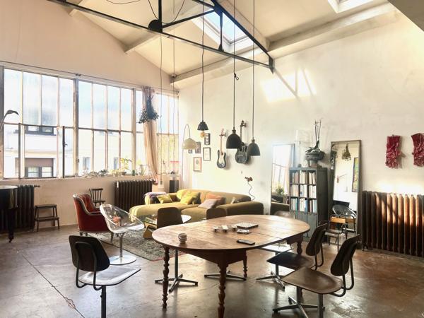 Montreuil (93100) Maison avec splendide duplex lumineux et grand atelier