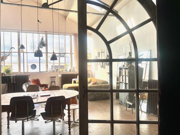 Montreuil (93100) Maison avec splendide duplex lumineux et grand atelier