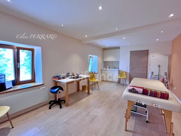 SAINT CERGUES (74), Un bien rare aux multiples possibilités ! 7 pièces avec un appartement indépendant + une bâtisse indépendante. surface : 194,26m² + 140m², Piscinable