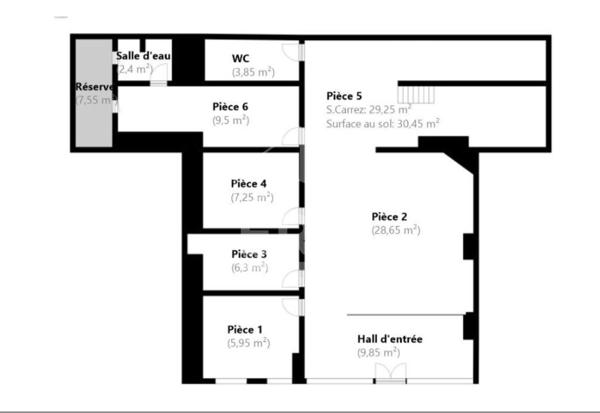 Local commercial 103 m² + 5 places de parkings à louer Timone  Marseille 10e Toute activité