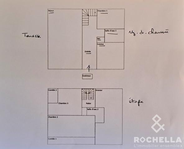 Maison ancienne de 108 m2 entièrement rénovée avec extérieur au calme