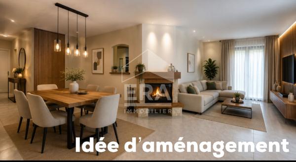 A VENDRE - LE BOULOU - MAISON PLAIN PIED, 4 FACES AVEC PISCINE