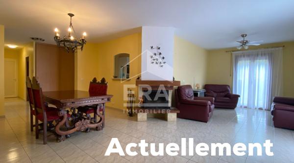 A VENDRE - LE BOULOU - MAISON PLAIN PIED, 4 FACES AVEC PISCINE