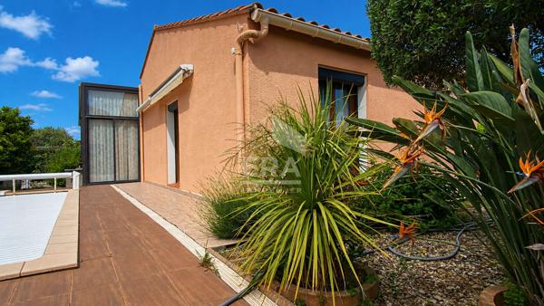 A VENDRE - LE BOULOU - MAISON PLAIN PIED, 4 FACES AVEC PISCINE