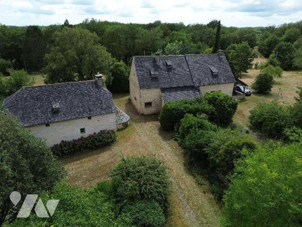 A VENDRE : Dans un endroit paisible, en situation isolée entre SOUILLAC (Lot - 46) et BRIVE, ma...