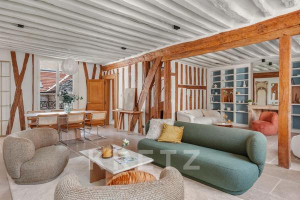 Duplex d'architecte avec terrasse au coeur du Quartier Latin
