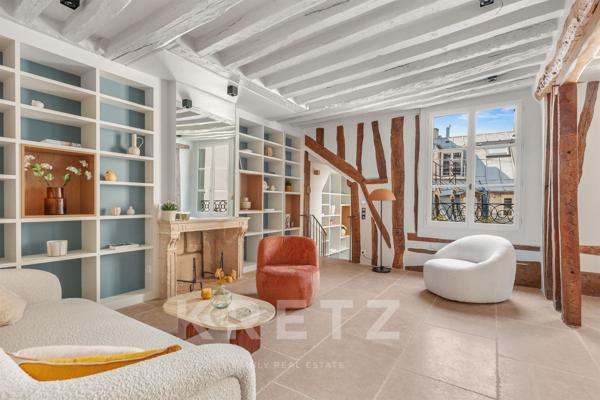 Duplex d'architecte avec terrasse au coeur du Quartier Latin