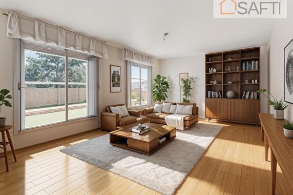 A 11 min du RER, T3 au dernier étage avec terrasse plein sud au calme