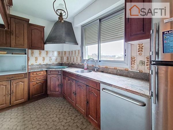 A 11 min du RER, T3 au dernier étage avec terrasse plein sud au calme