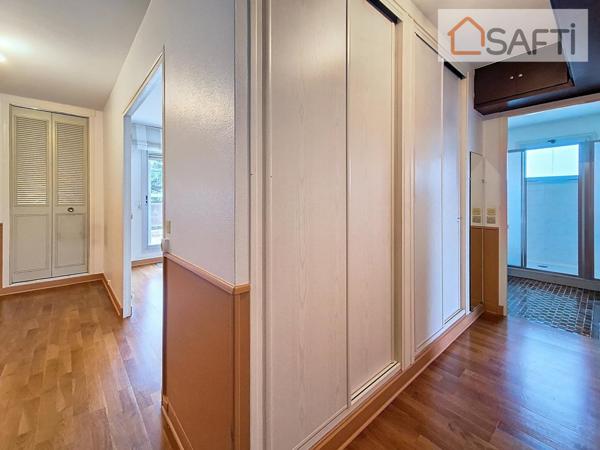 A 11 min du RER, T3 au dernier étage avec terrasse plein sud au calme