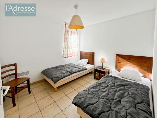 Appartement T3 avec terrasse et vue rivière dans résidence sécurisée