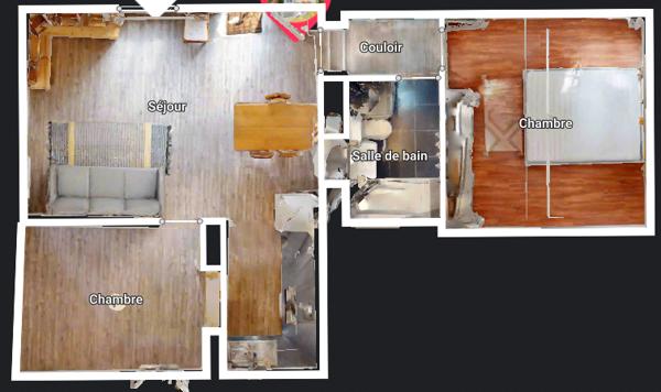 Appartement 3 pièces - 50 m²