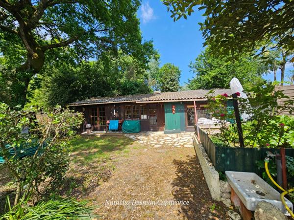 Vente à Terme - Ensemble immobilier ( maison+ appartement+ chalet+ garage+ terrain) LE VERDON SUR MER (33) IDEAL INVESTISSMENT LOCATIF