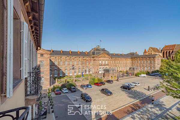 Appartement bourgeois avec vue sur le château des Rohan