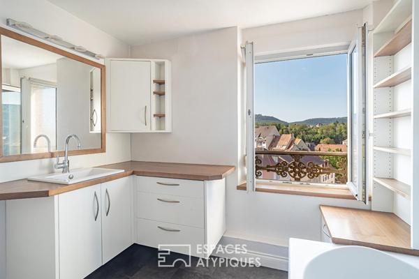 Appartement bourgeois avec vue sur le château des Rohan