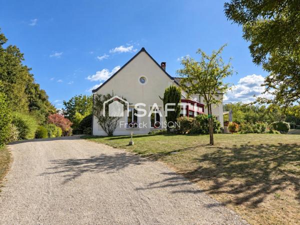 Maison d’architecte de 220 m² avec parc paysager entre Amboise et Vouvray