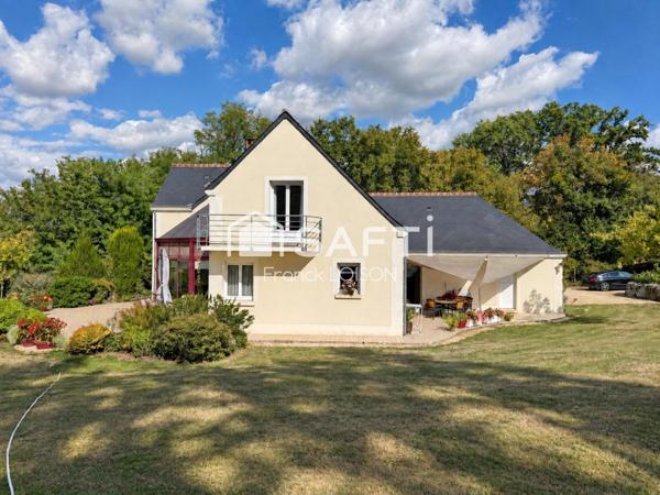 Maison d’architecte de 220 m² avec parc paysager entre Amboise et Vouvray