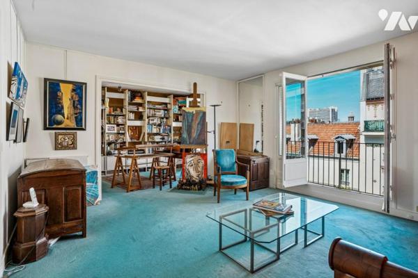 Appartement traversant ensoleillé