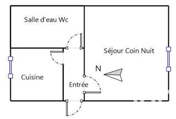 Studio à vendre 22 m² Toulon