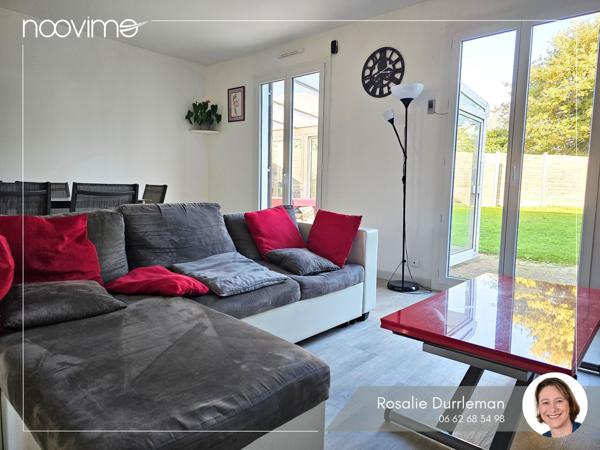 Maison de plain-pied lumineuse, au calme et avec grand garage