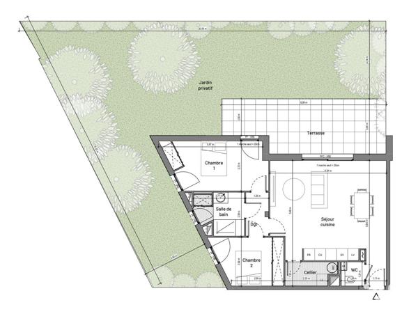 Appartement à vendre 3 pièces 71 m² Uzès