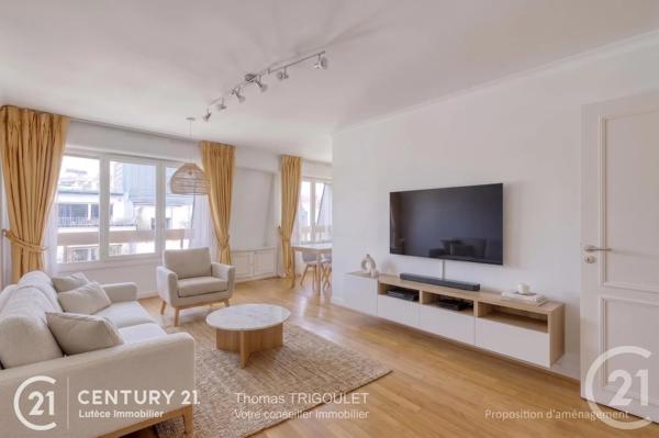 Appartement F3 à vendre  3 pièces - 68,39 m 2   MONTROUGE  - 92