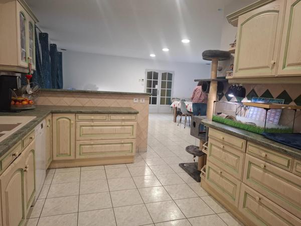 Belle maison de 188 m2 idéal pour famille ou activité libéral le plus une annexe de 70 m2 un terrain en partie constructible a voir rapidement.