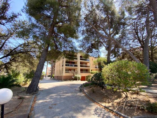 Dpt Var (83), à vendre appartement T2 au port - au clame - Terrasse couverte de 12m².