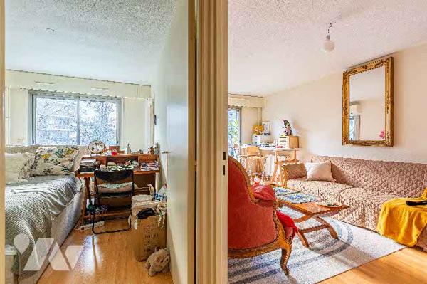 2pièces à rénover avec balcon et cave