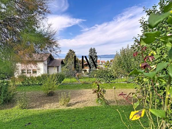 Maison à rénover – Cadre verdoyant avec vue sur le lac – Neuvecelle (Haute-Savoie)