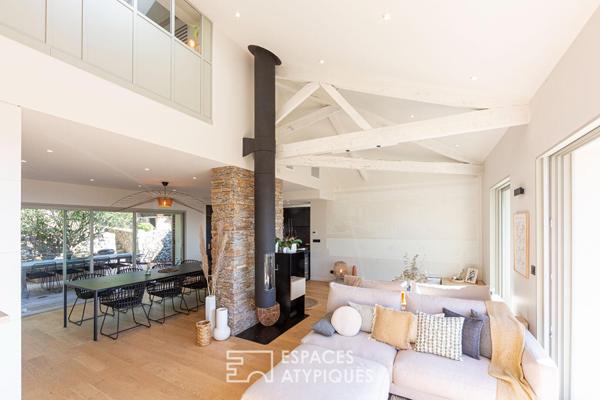 Villa vue rade sur les pentes du Faron