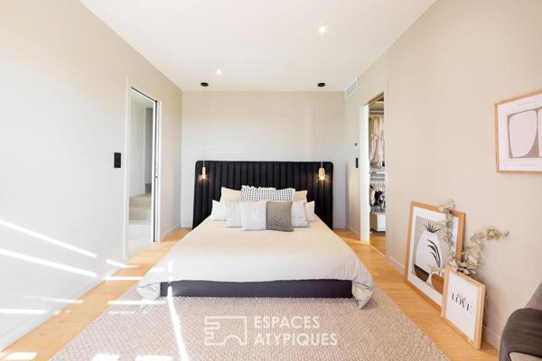 Villa vue rade sur les pentes du Faron