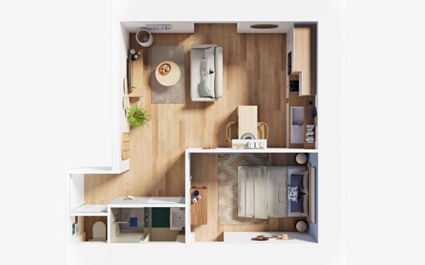 Appartement à vendre    1 pièce •  Auray